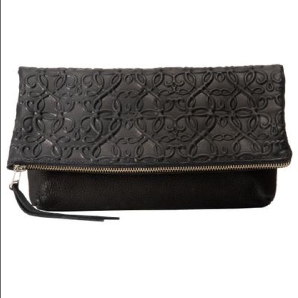 Alex and Ani Gabriel Clutch Black